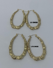 Load image into Gallery viewer, Bamboo Nameplate Earrings