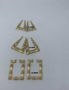 Bamboo Nameplate Earrings