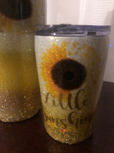 Load image into Gallery viewer, MOMMY AND ME GLITTER SUNSHINE TUMBLER SET