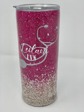 Load image into Gallery viewer, Nurse Glitter Tumbler
