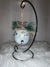Load image into Gallery viewer, Bell Personalized Christmas ornament
